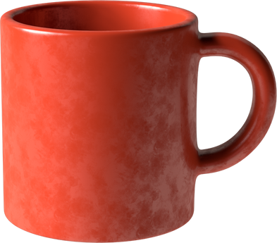Red Ceramic Mug